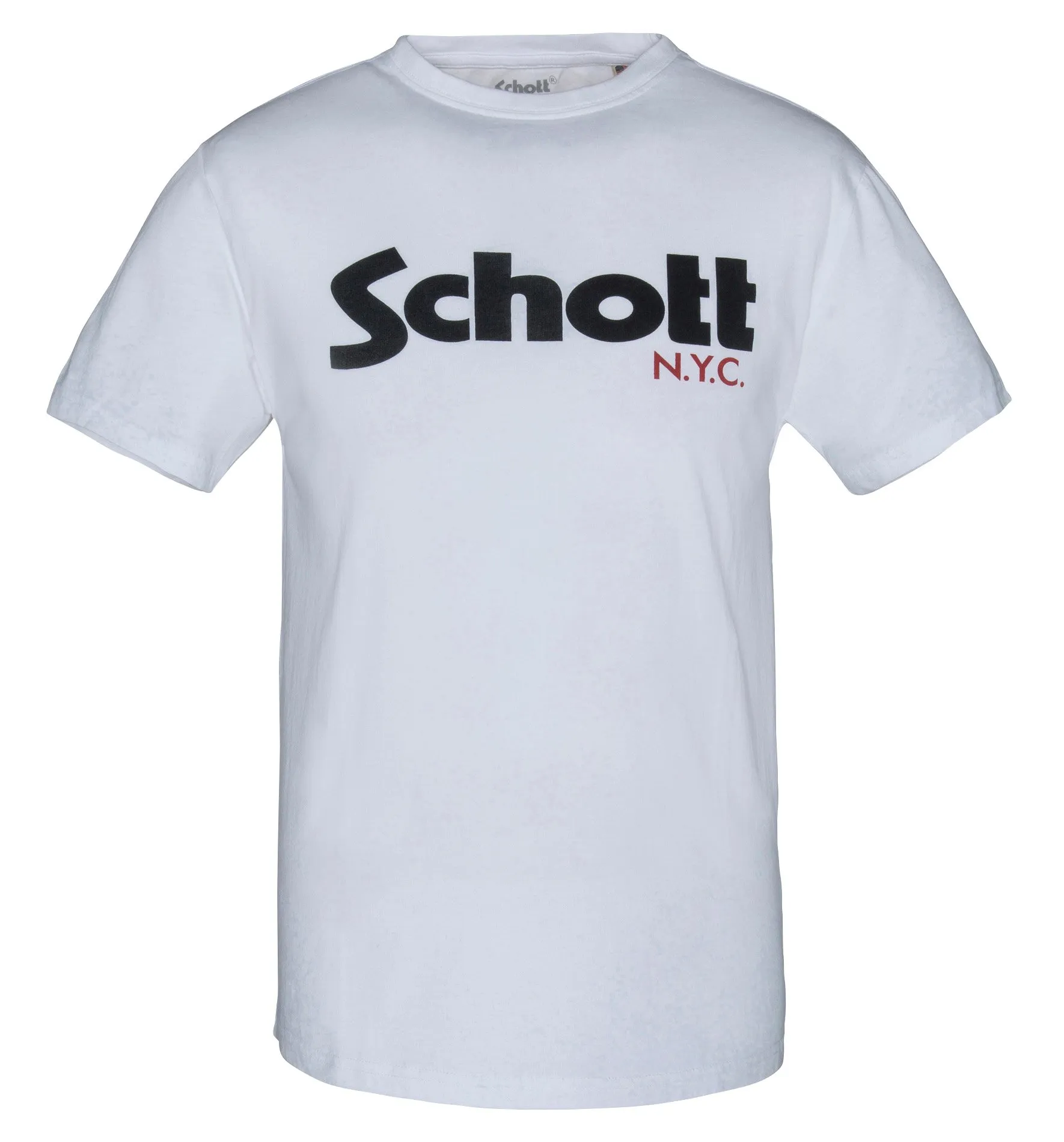 SCHOTT Camiseta en blanco