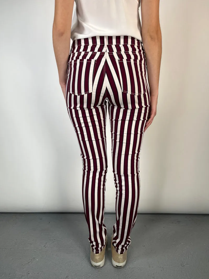 SCOTCH & SODA Pantalón Skinny Rayas