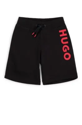 Shorts para niños en algodón con logo estampado