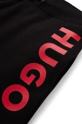 Shorts para niños en algodón con logo estampado