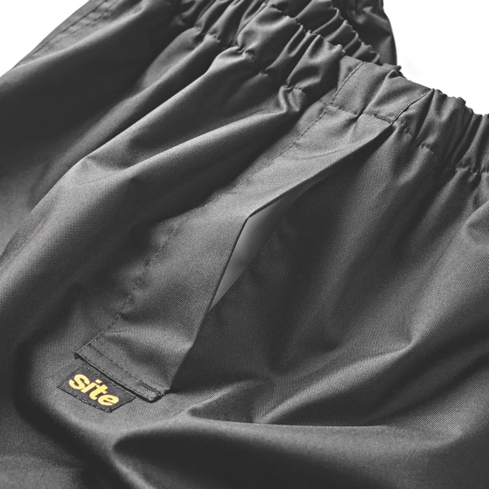 SITE SHOAL, SOBREPANTALóN IMPERMEABLE, NEGRO, TALLA M (CINTURA 2644