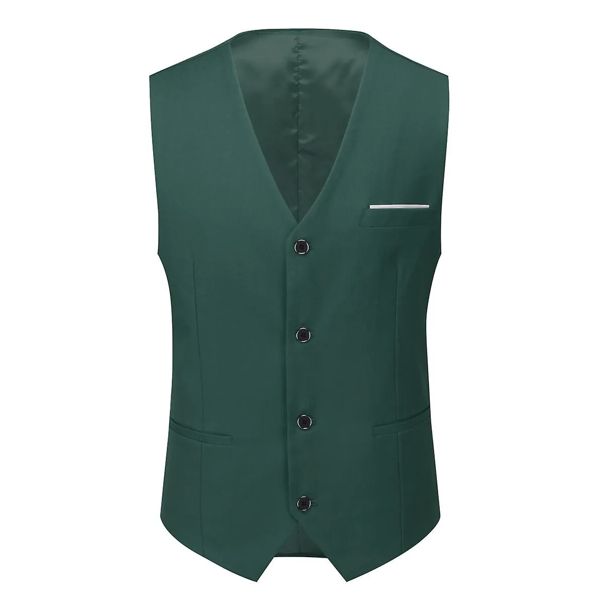 Sliktaa Traje de negocios de boda 3Pce para hombre Slim Fit Blazer y chaleco y pantalones
