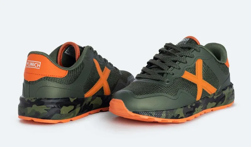 SNEAKERS MUNICH FUEL45 TEXTIL KAKI