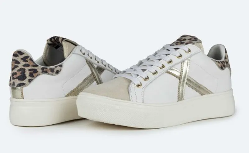 Sneakers Munich RETE SKY 64 piel blanco