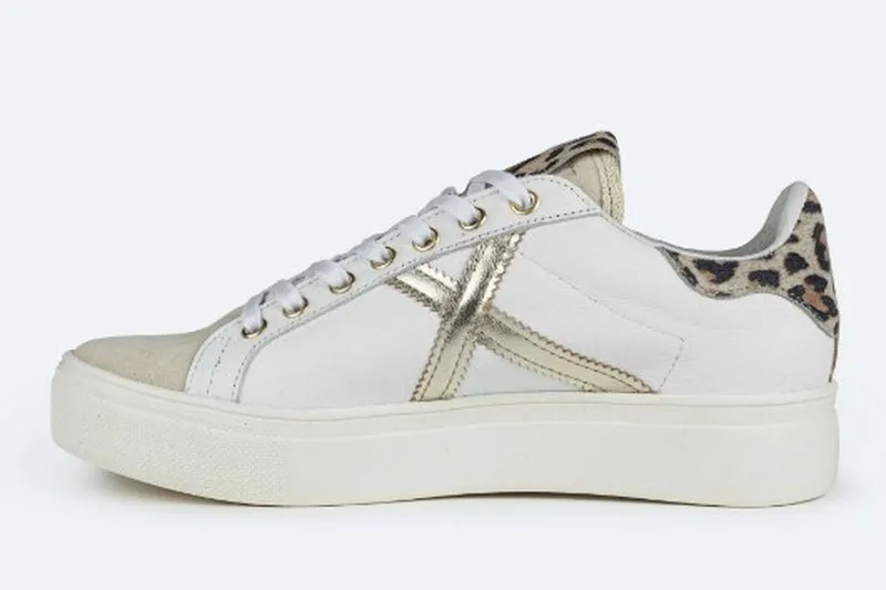 Sneakers Munich RETE SKY 64 piel blanco