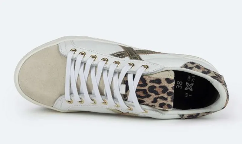 Sneakers Munich RETE SKY 64 piel blanco