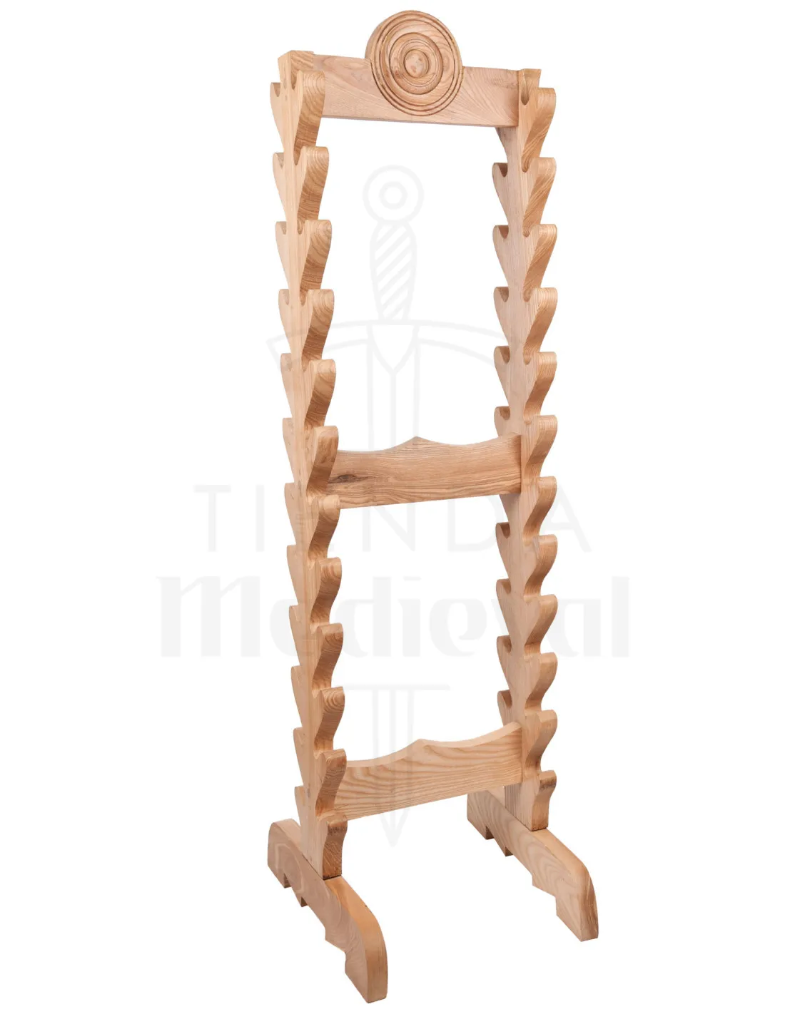Soporte de madera para 24 espadas o dagas
