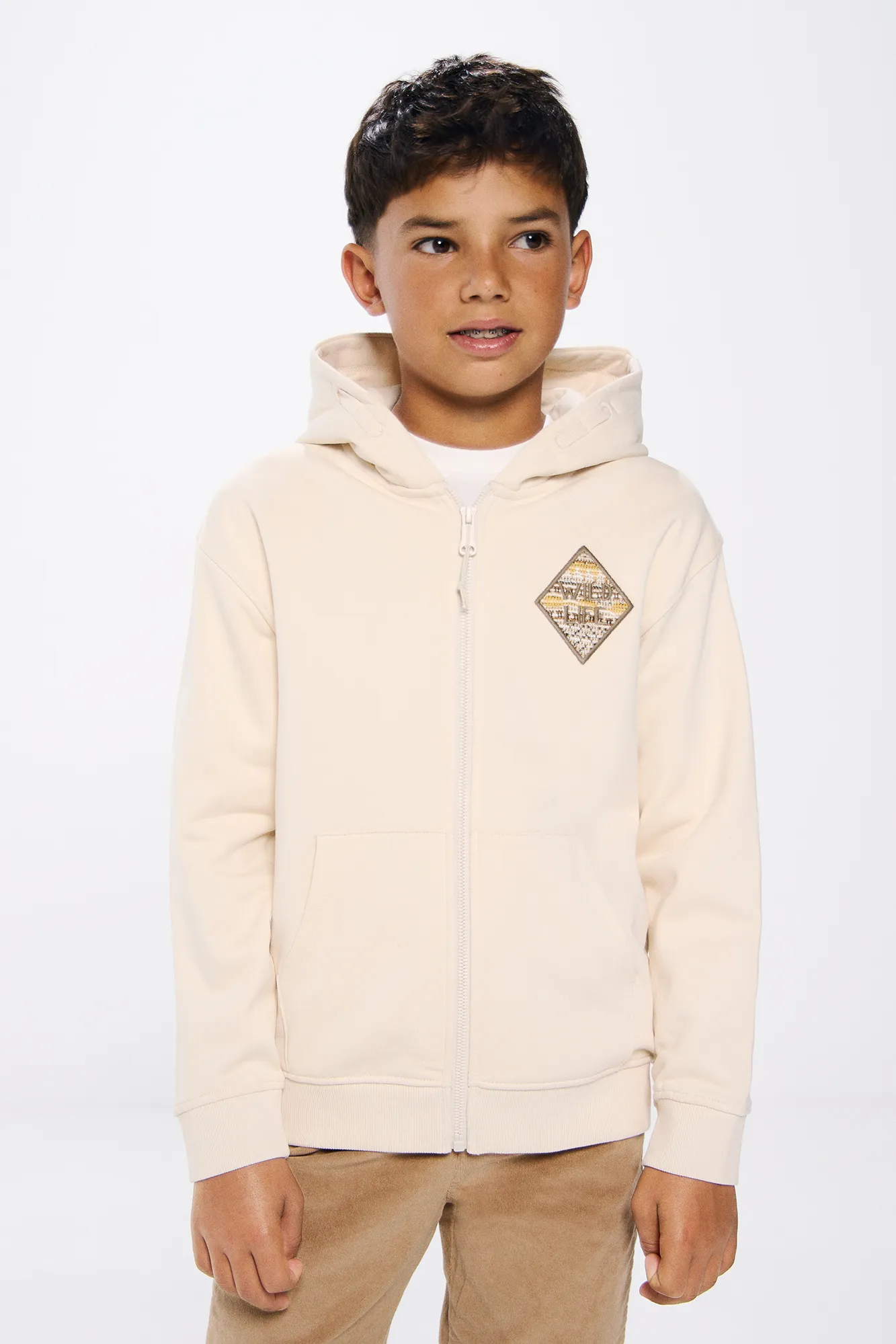 Springfield Kids Sudadera rombo etnico niño