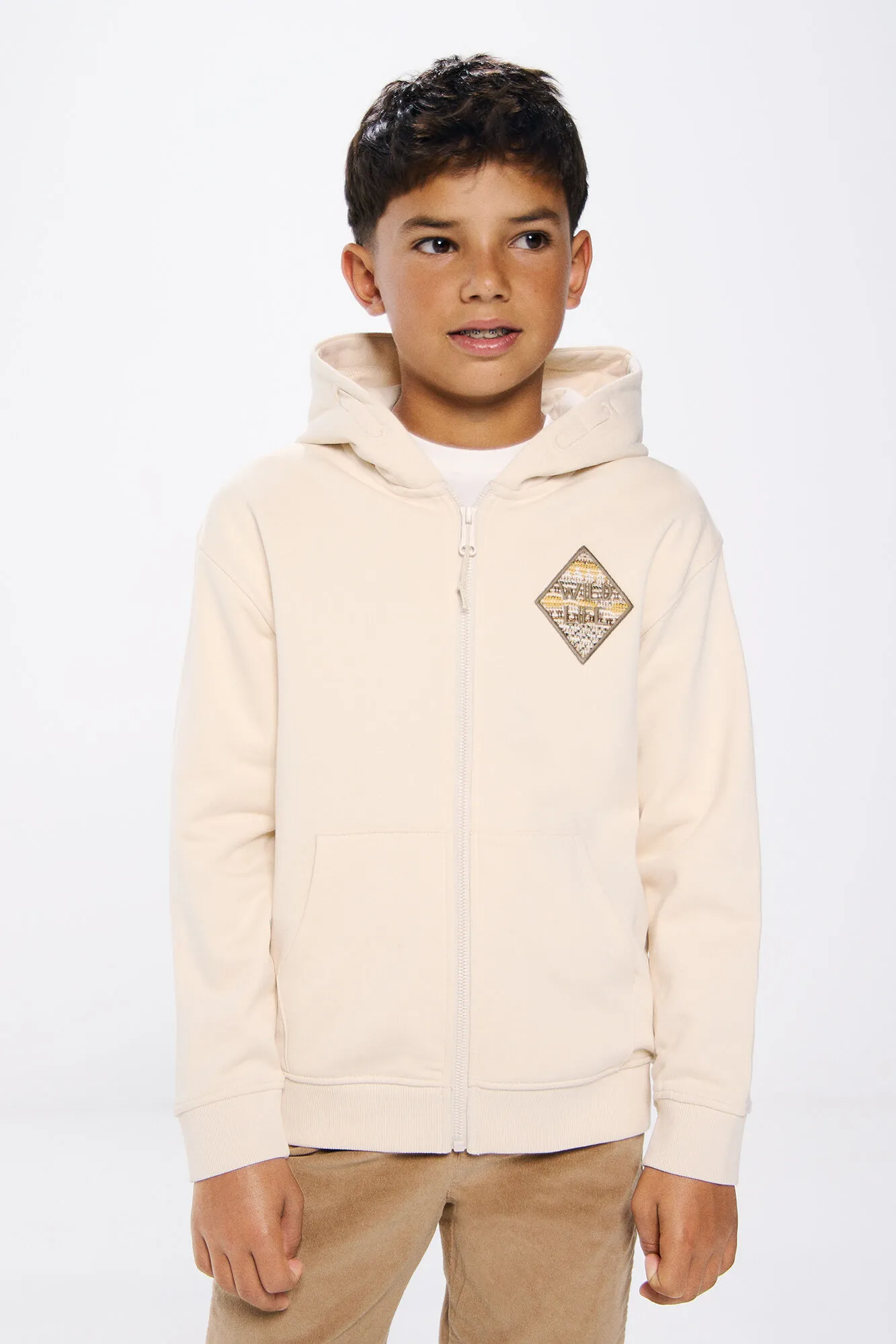 Springfield Kids Sudadera rombo etnico niño