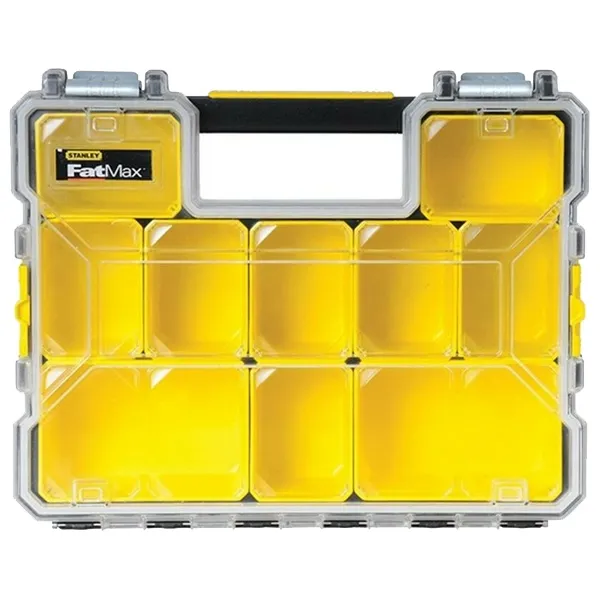 STANLEY  197518  CAJA DE PLáSTICO, 446X357X116MM, MANGO DE TRANSPORTE