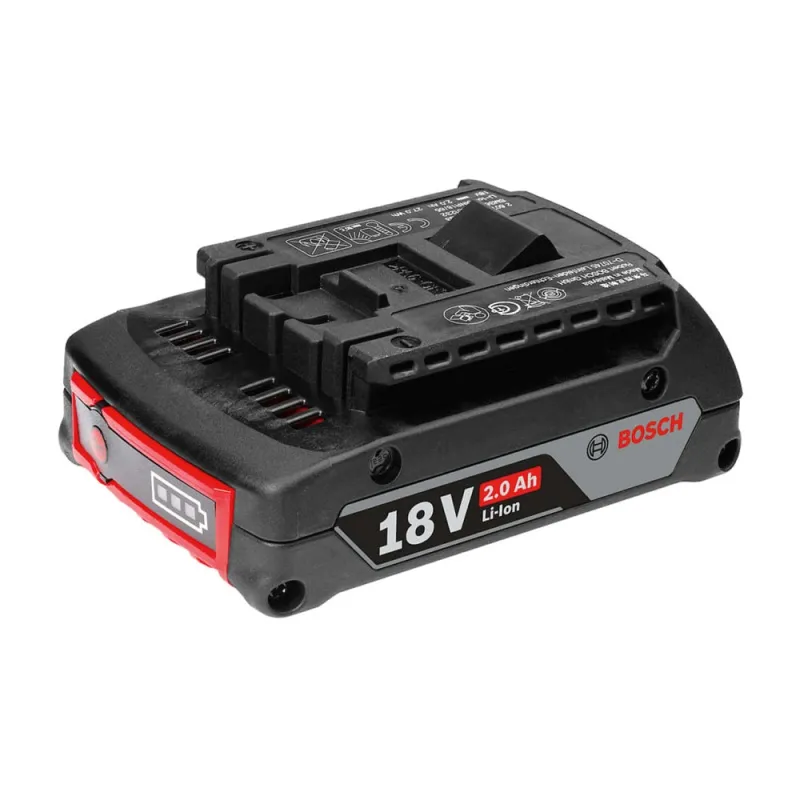 STARTER KIT 2 BATERíAS ION DE LITIO 18V 2.0 AH + CARGADOR BOSCH 1600.A02.RN1000