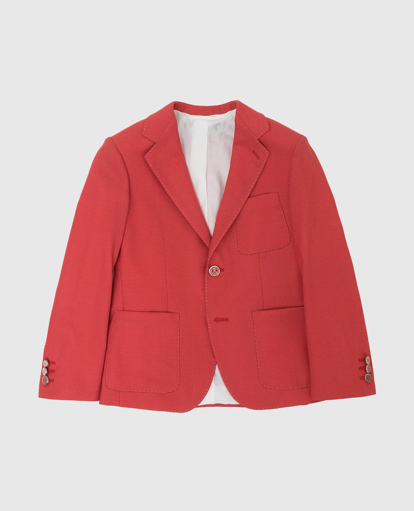 Stefano Ricci Children's red wool jacket