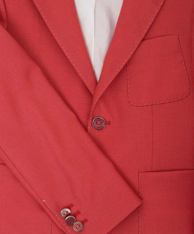 Stefano Ricci Children's red wool jacket