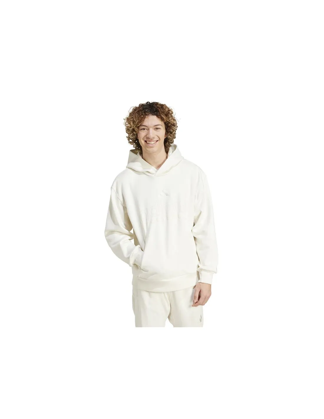 Sudadera adidas All Szn Fleece Graphic Hombre Blanco