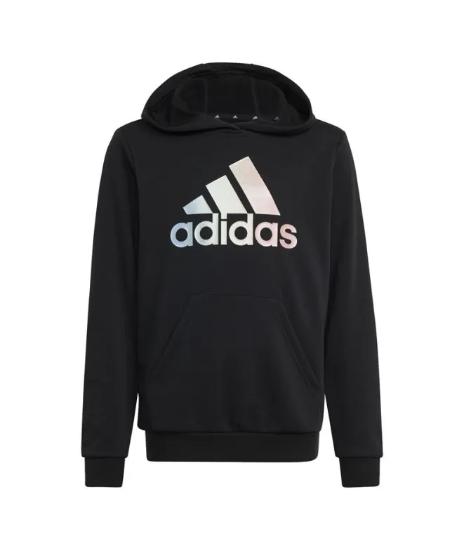 Sudadera adidas Metallic Print Infantil Negro