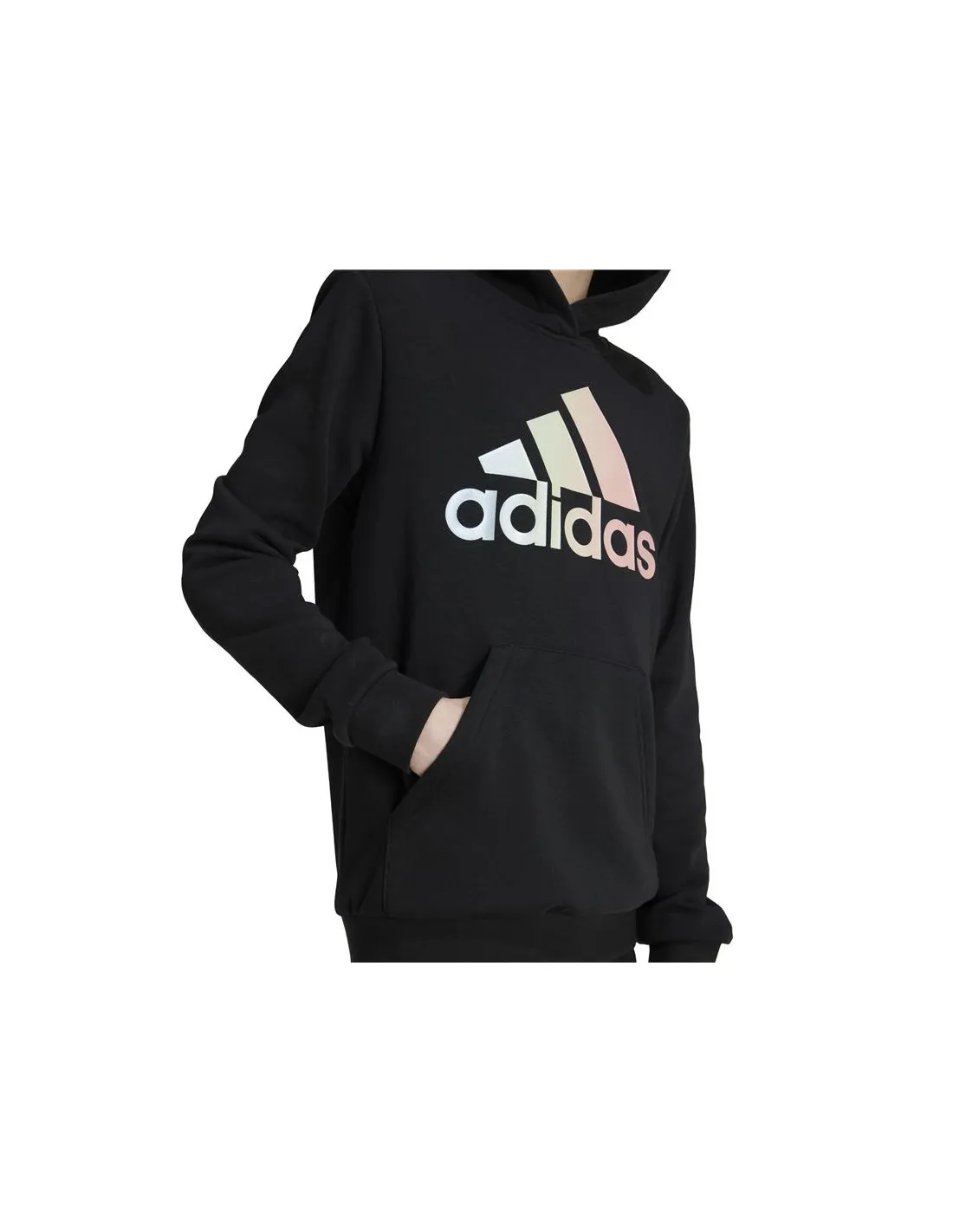 Sudadera adidas Metallic Print Infantil Negro