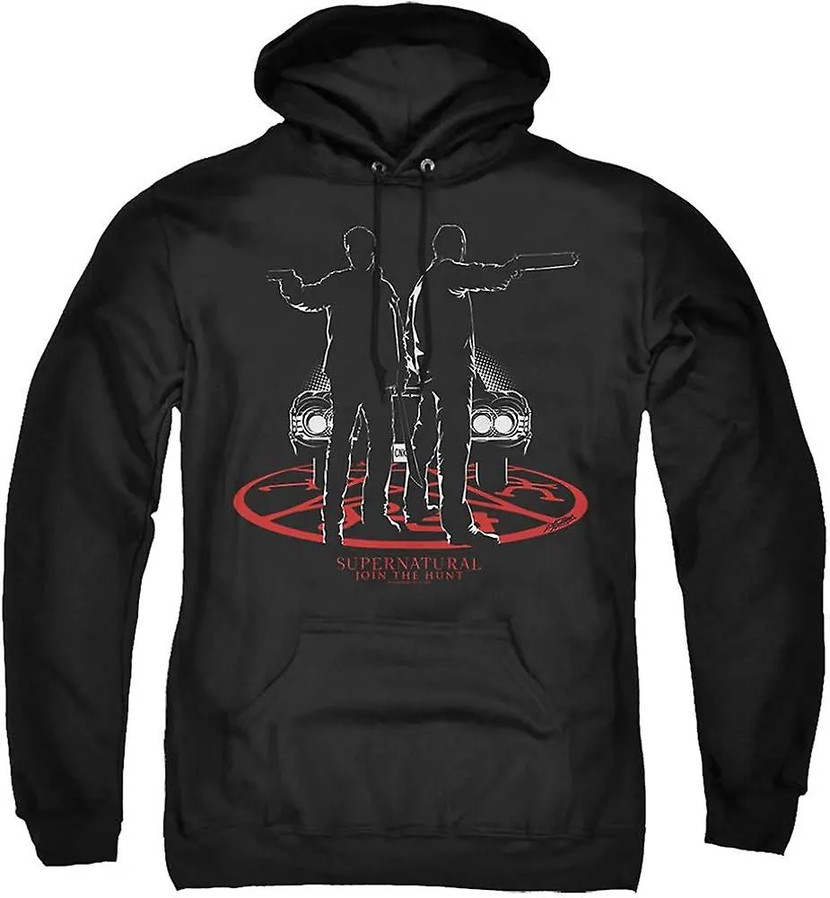 SUDADERA CON CAPUCHA UNISEX PARA ADULTOS SUPERNATURAL SILHOUETTES PARA HOMBRES Y MUJERESF300