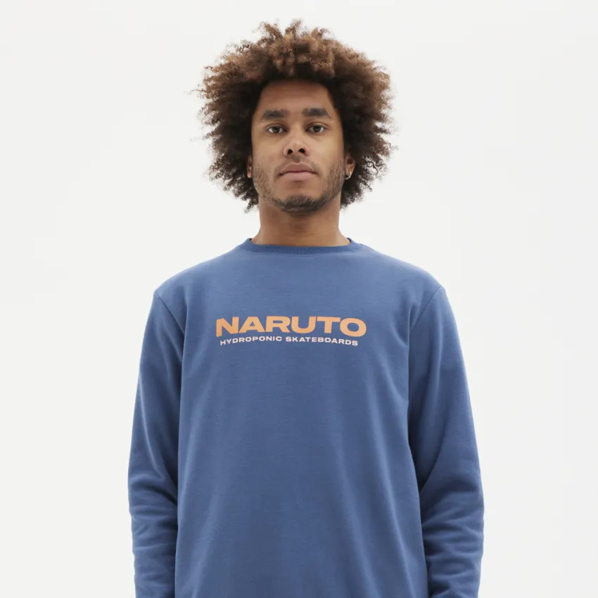 SUDADERA HYDROPONIC HOMBRE SIN CAPUCHA NARUTO PARCHMENT NA540ATLANTIC BLUEAZUL OSCURO
