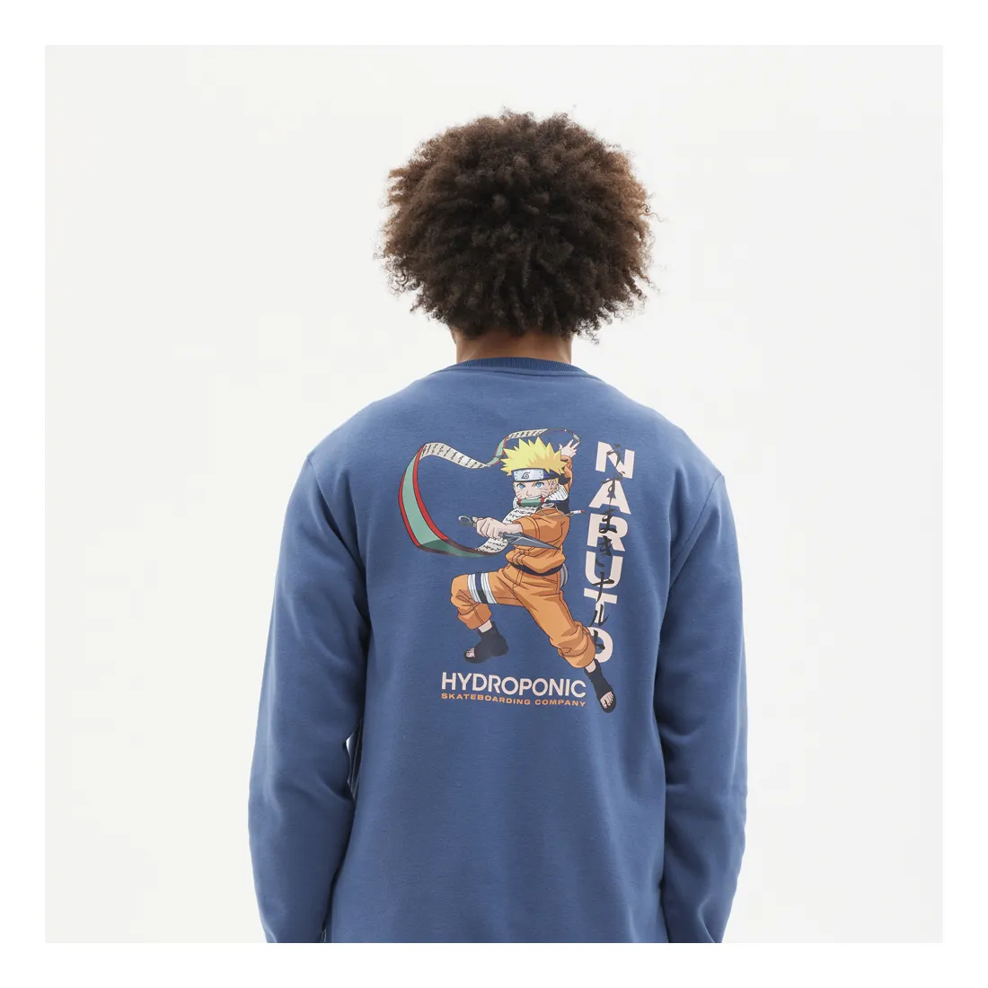 SUDADERA HYDROPONIC HOMBRE SIN CAPUCHA NARUTO PARCHMENT NA540ATLANTIC BLUEAZUL OSCURO