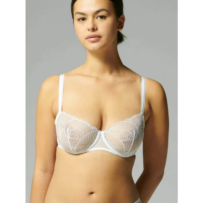 Sujetador Simone Perele Reflet balconet c/aro 13Z330 Blanco