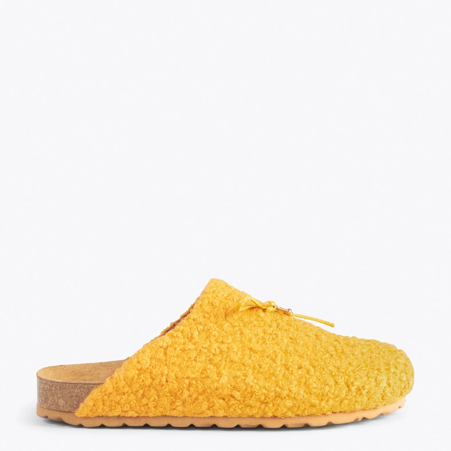 SWEET DREAMS – Zapatillas de estar por casa con lacito AMARILLO