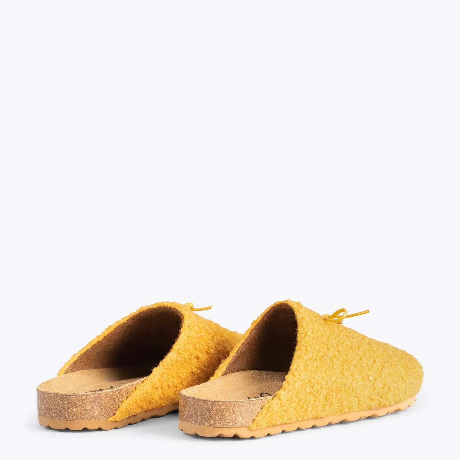 SWEET DREAMS – Zapatillas de estar por casa con lacito AMARILLO