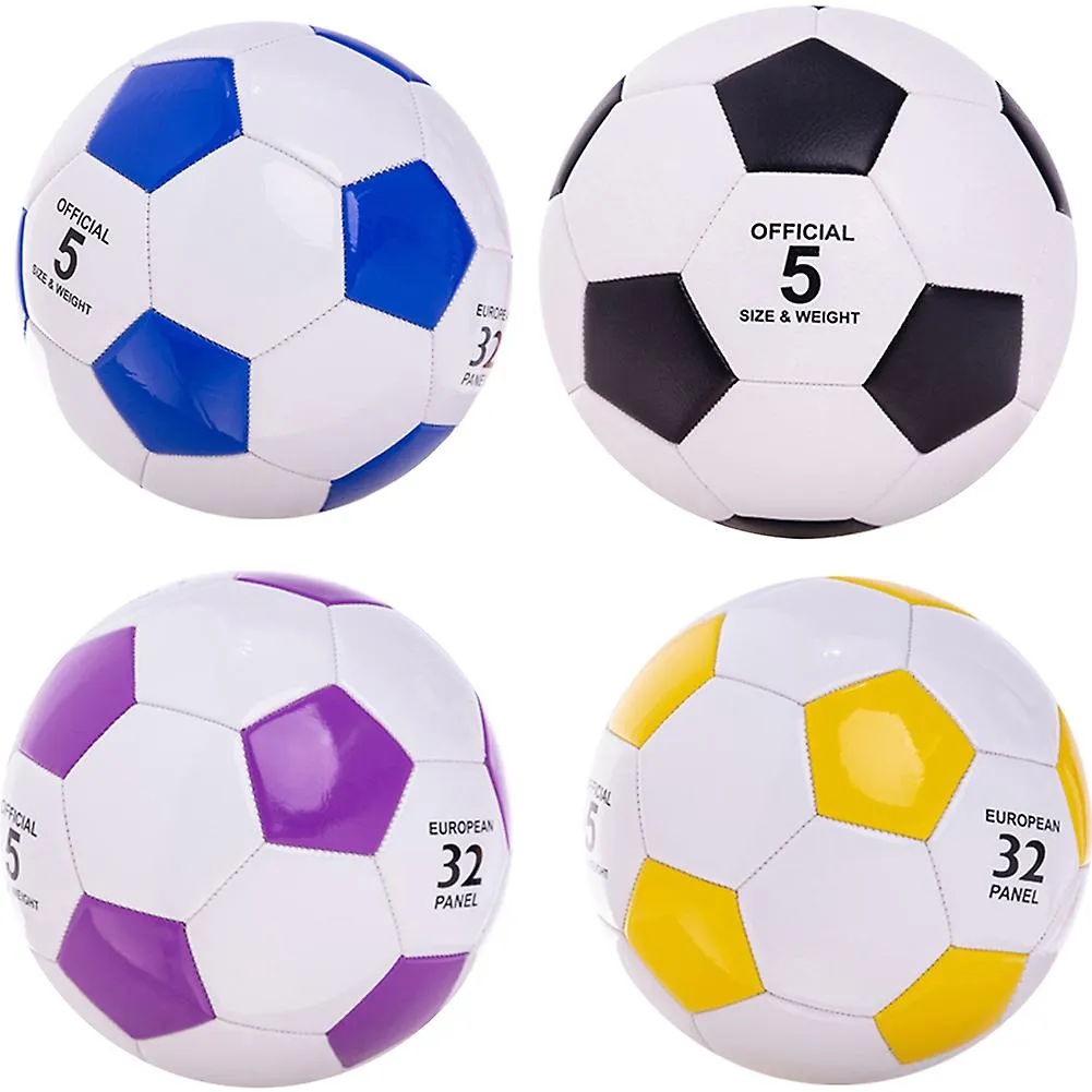 Talla 4 5 Balón de entrenamiento de fútbol de fútbol a prueba de desgaste de cuero sintético para niños adultos