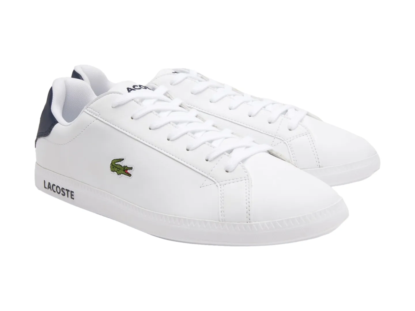 Tenis Lacoste Graduate  Blanco Para Hombre