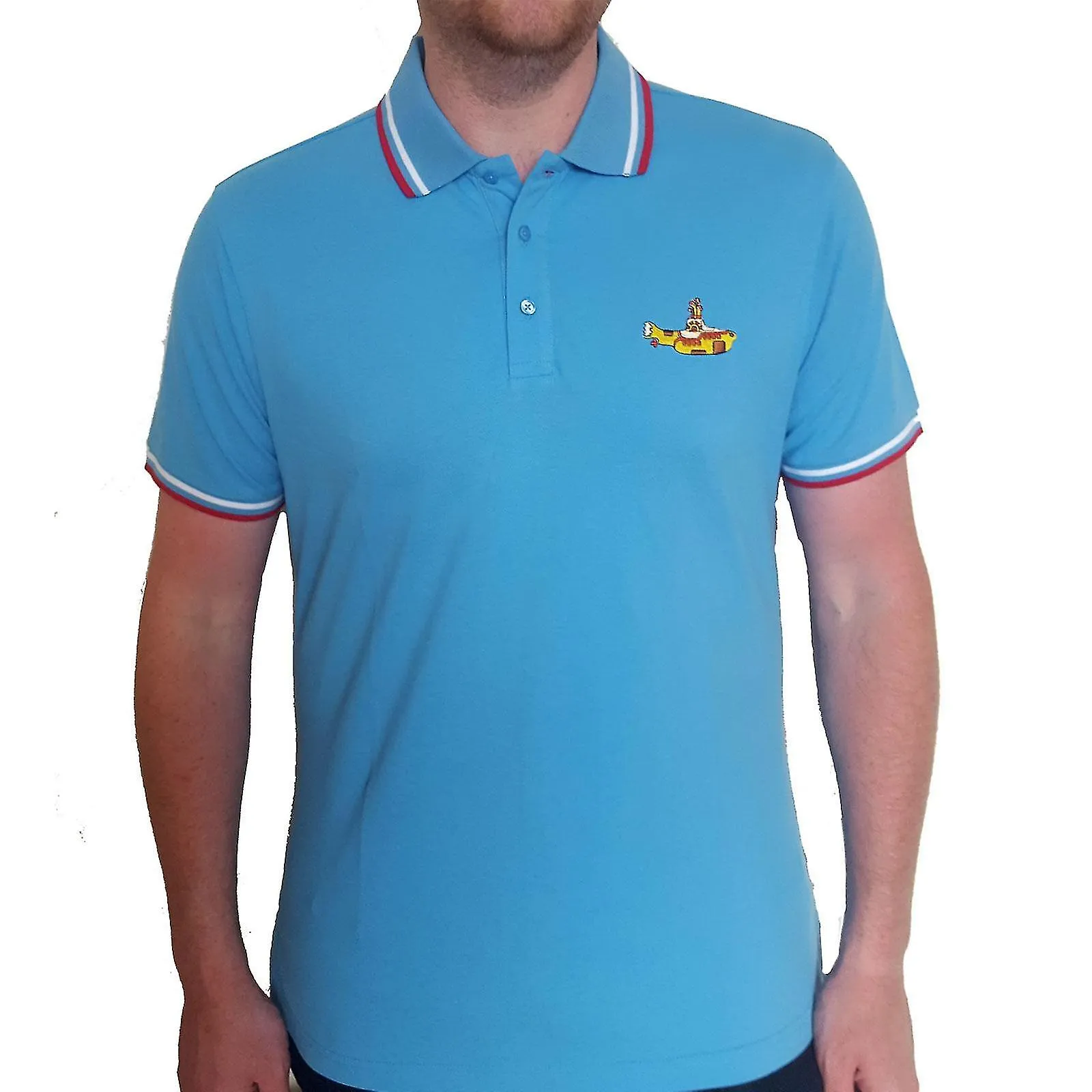 The Beatles Unisex Adult Yellow Submarine Polo Shirt