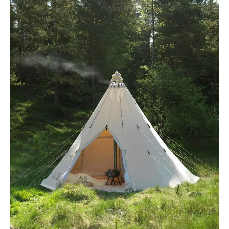 Tienda de campaña de algodón NORDISK Alfheim 19.6 Technical Cotton Tent (Sandshell)