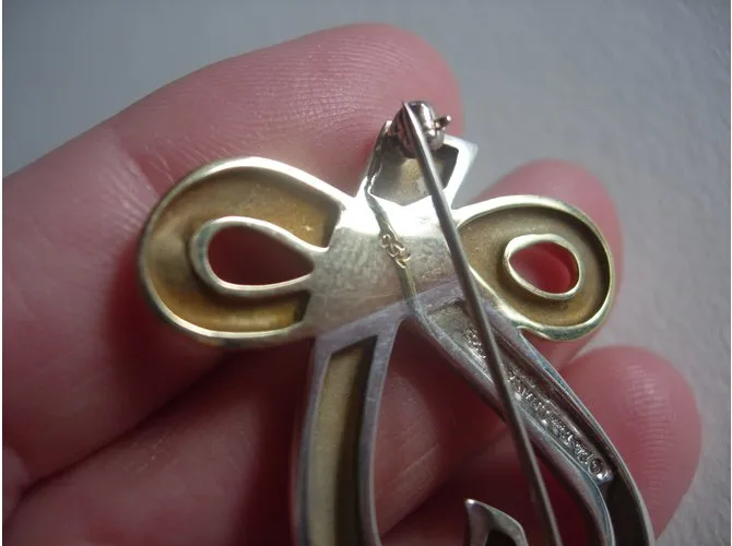 Tiffany & Co Corazón amoroso Plata Dorado 