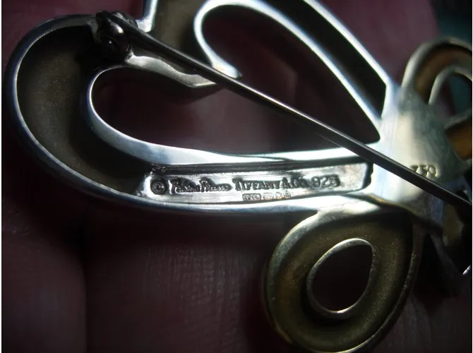 Tiffany & Co Corazón amoroso Plata Dorado 