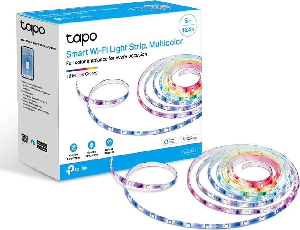 TIRA DE LUZ WIFI INTELIGENTE TPLINK TAPO L9205, MULTICOLOR