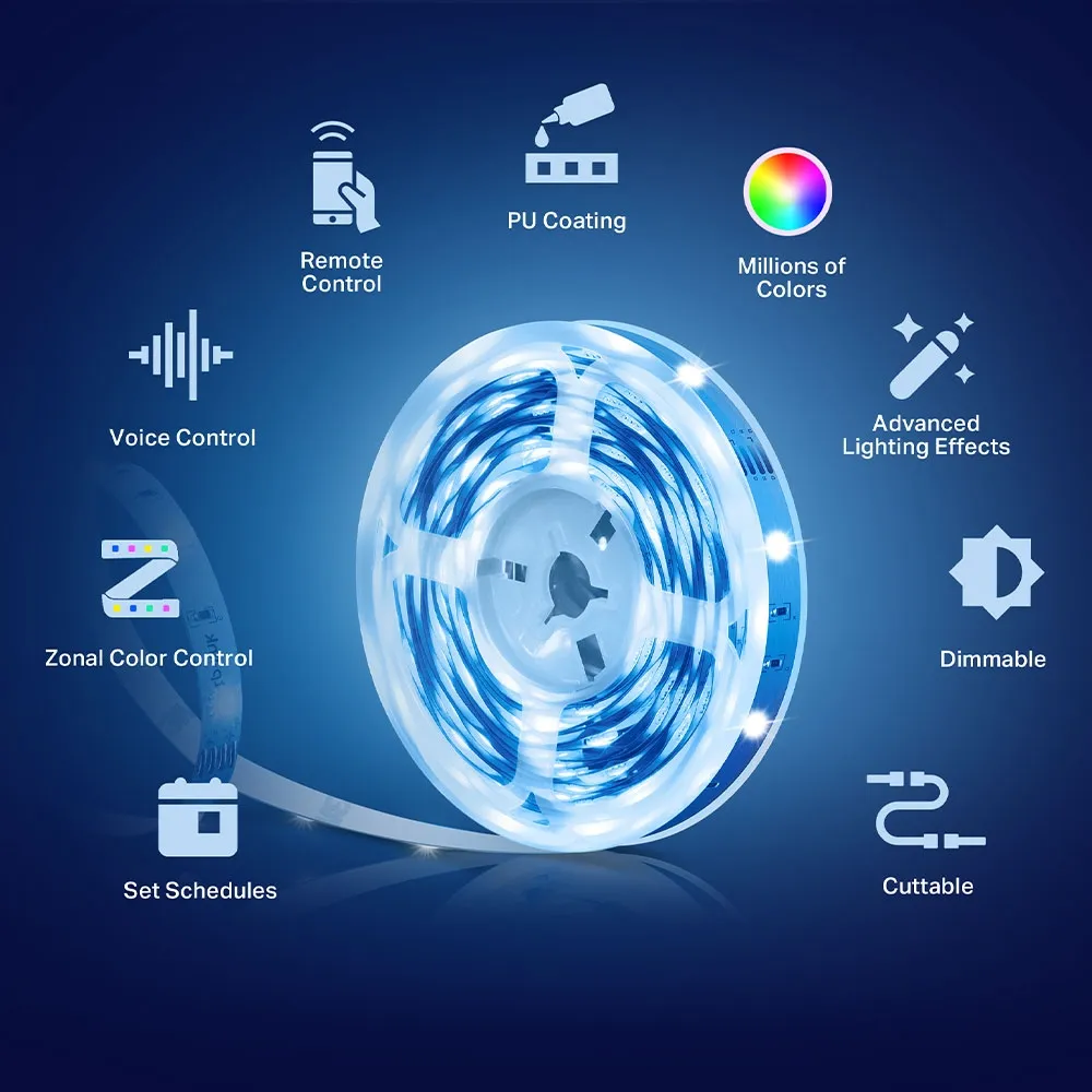 TIRA DE LUZ WIFI INTELIGENTE TPLINK TAPO L9205, MULTICOLOR