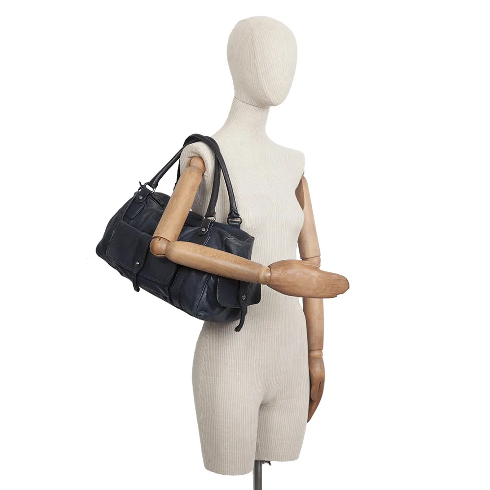 Tods Bolso Satchel Azul