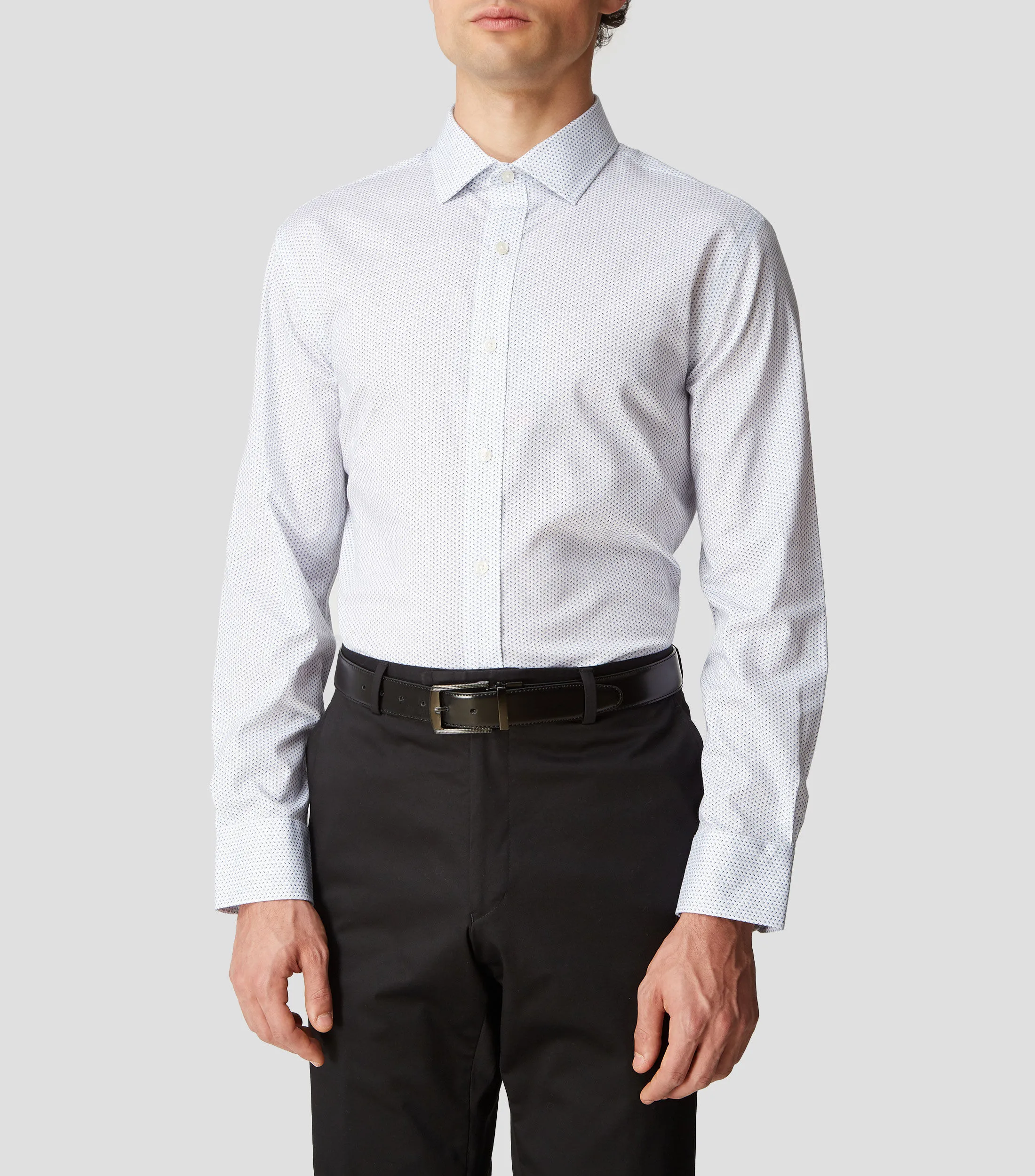 Tommy Hilfiger Camisa con microdiseños manga larga Hombre