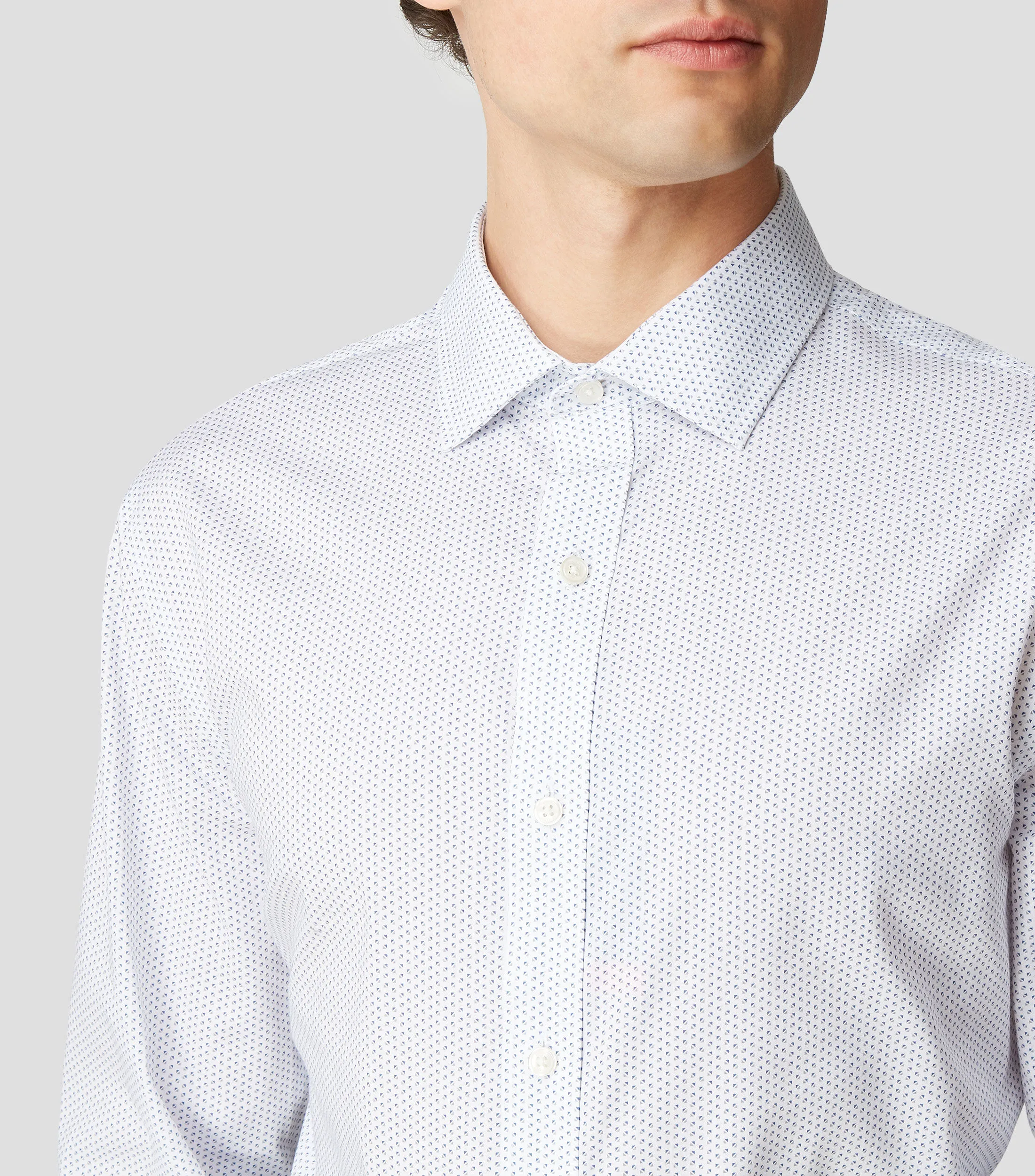 Tommy Hilfiger Camisa con microdiseños manga larga Hombre