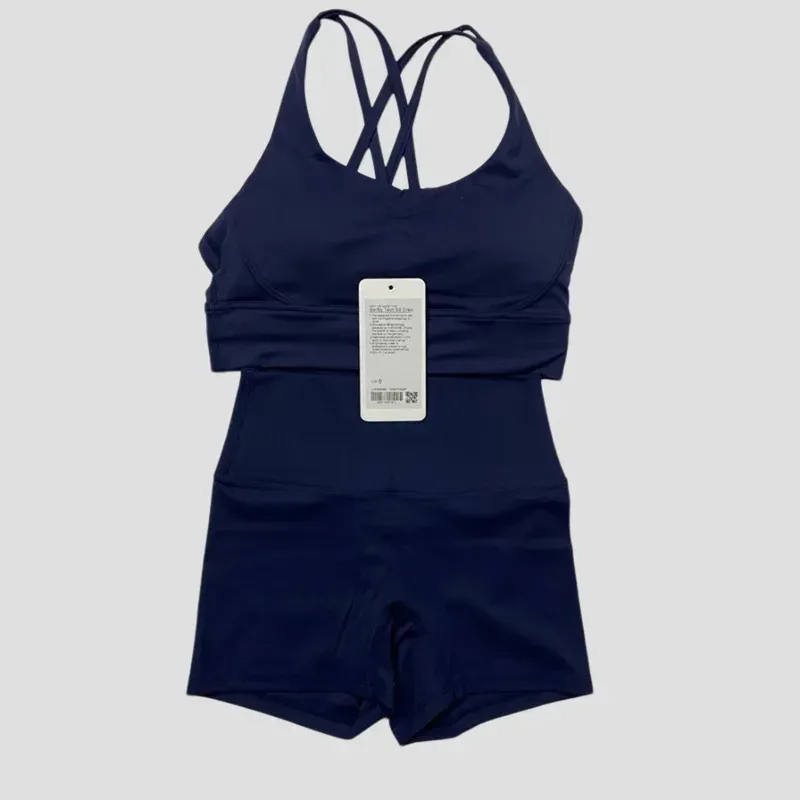 Top Women Dos piezas Conjuntos de yoga Sport Sport Sport Fitness Fitness Top Top Wailed Tallado Tallado Biker Gym Shorts Traídos