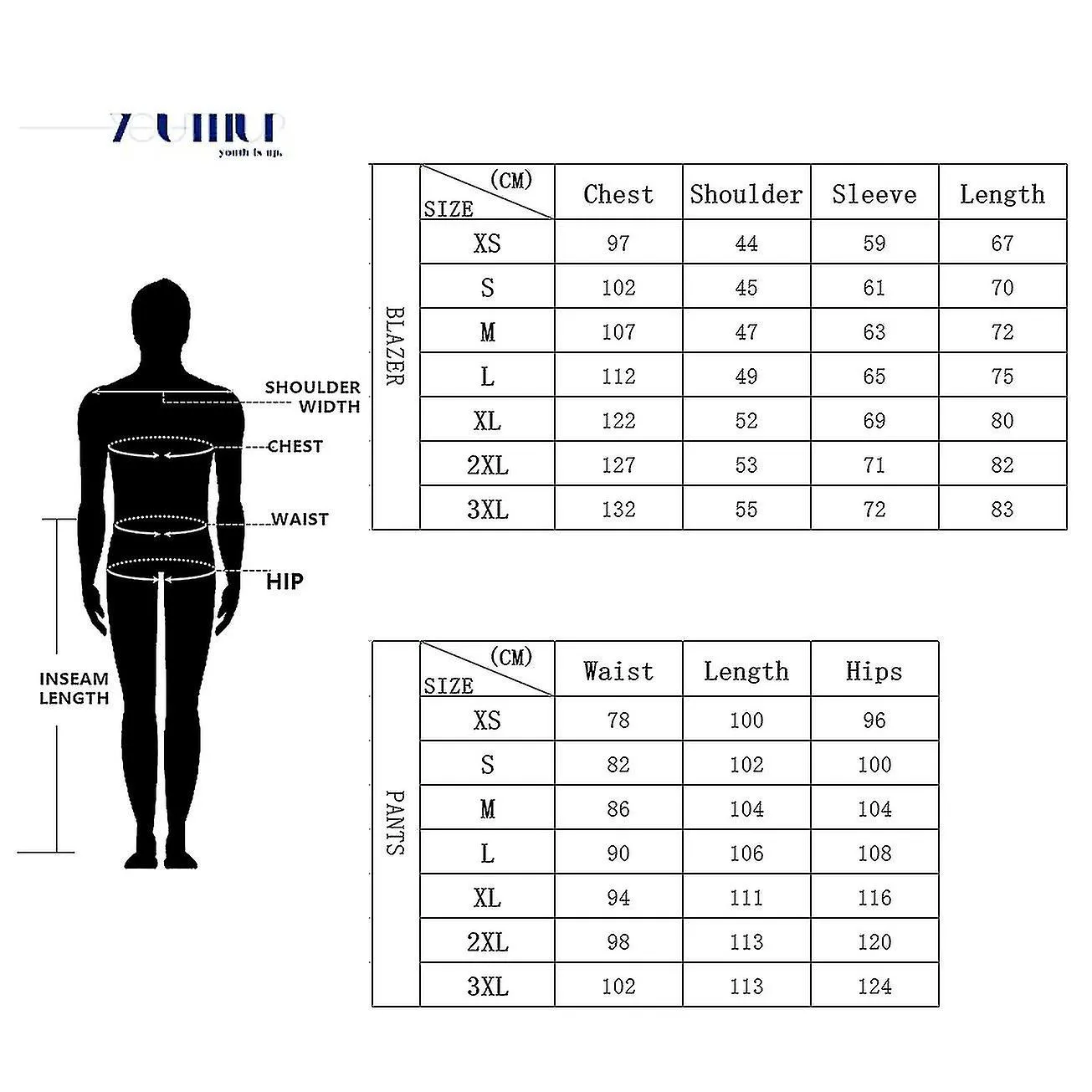 TRAJE DE 3 PIEZAS PARA HOMBRE SLIM FIT CLáSICO TRAJES DE BODA DE NEGOCIOS ESMOQUIN BLAZER CHALECO PANTALONES LIGEROSYUHAO