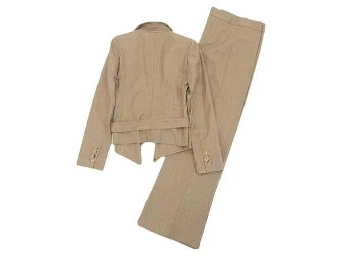 Traje pantalón Max Mara Beige 