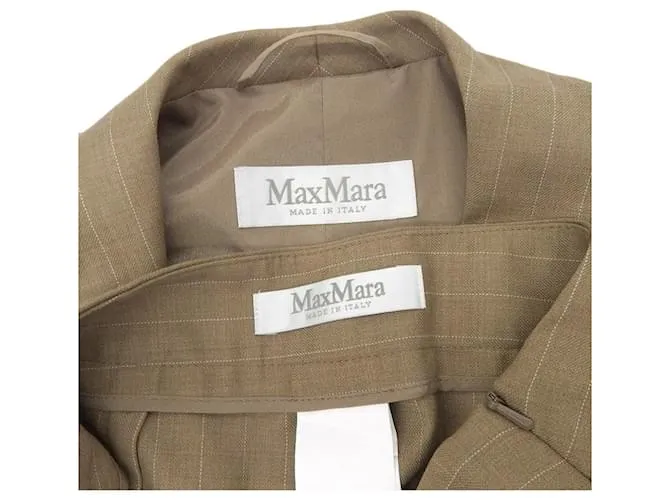 Traje pantalón Max Mara Beige 