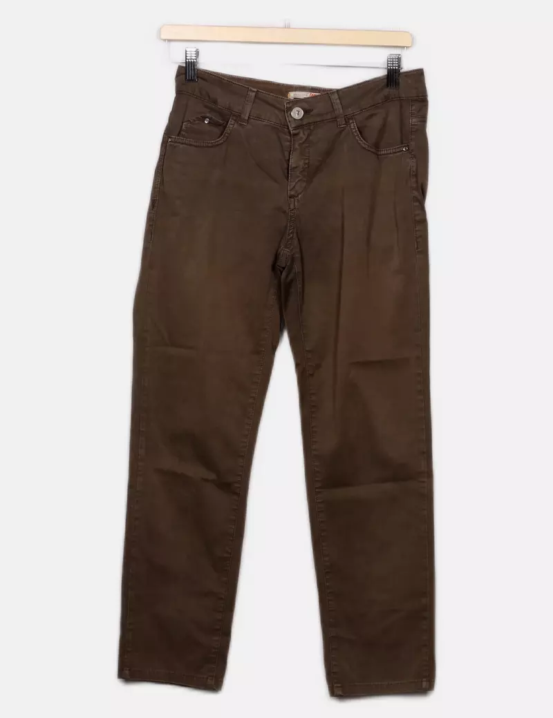 Trussardi jeans Pantalones de tela Rectos