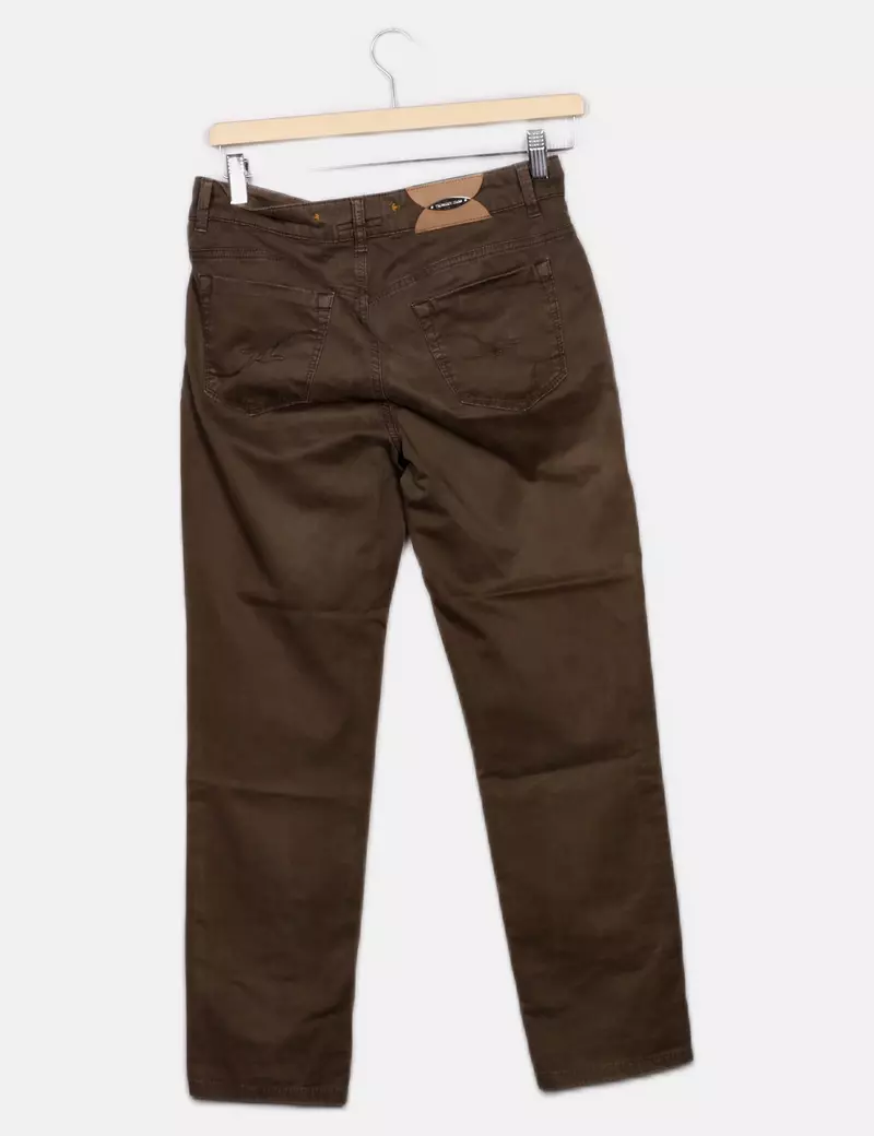 Trussardi jeans Pantalones de tela Rectos