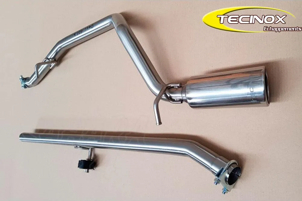TUBO DE ESCAPE TRASERO TECINOX INOX DACIA DUSTER 4X4 FASE 2 20132017
