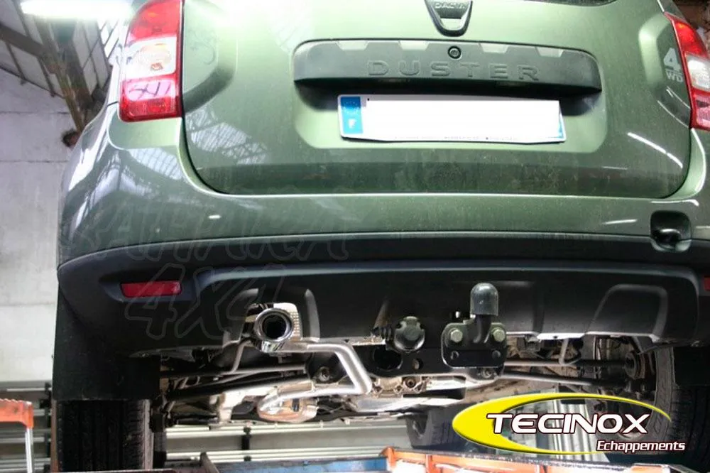 TUBO DE ESCAPE TRASERO TECINOX INOX DACIA DUSTER 4X4 FASE 2 20132017