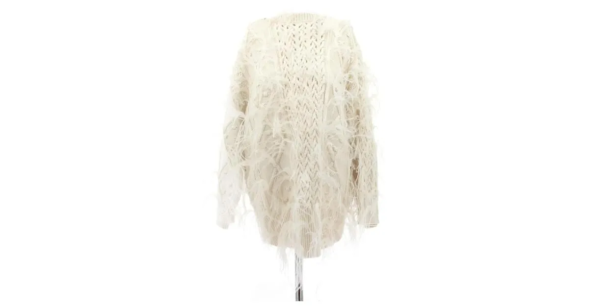 VALENTINO GARAVANI Punto Camiseta.Lana S Internacional Beige 