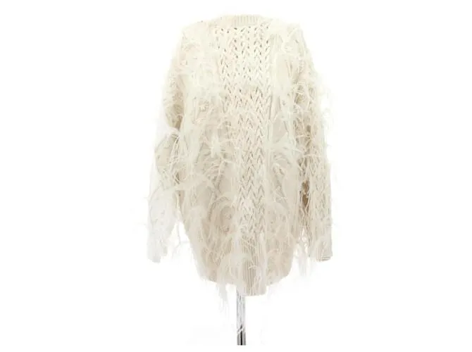 VALENTINO GARAVANI Punto Camiseta.Lana S Internacional Beige 