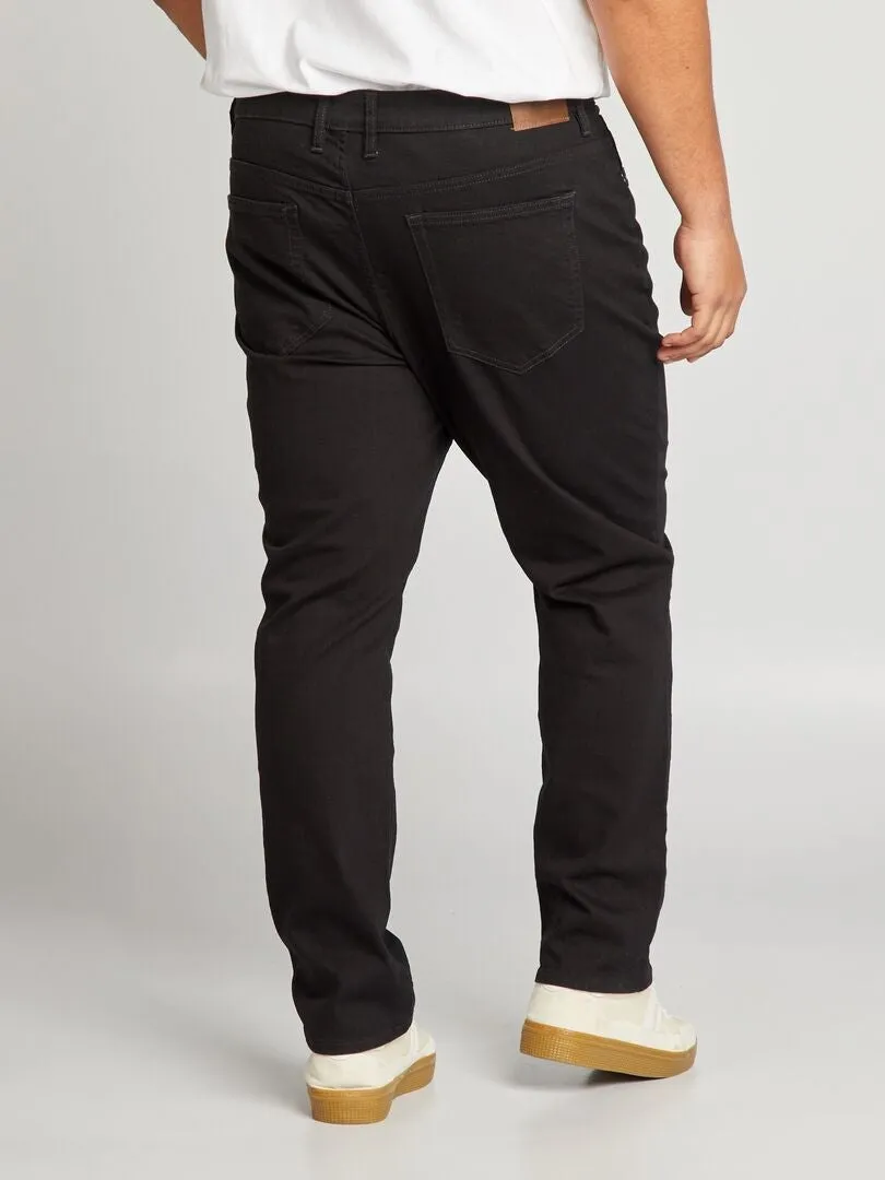 VAQUERO SLIM CON 5 BOLSILLOS  L34  NEGRO