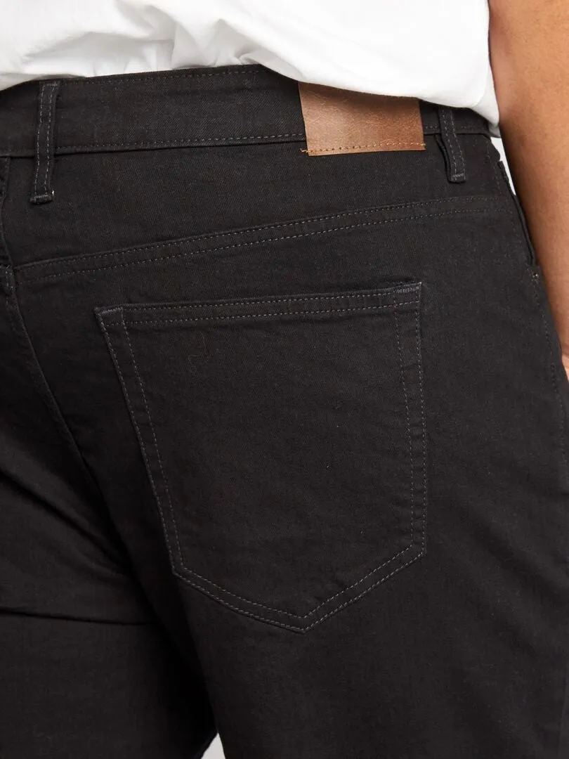 VAQUERO SLIM CON 5 BOLSILLOS  L34  NEGRO