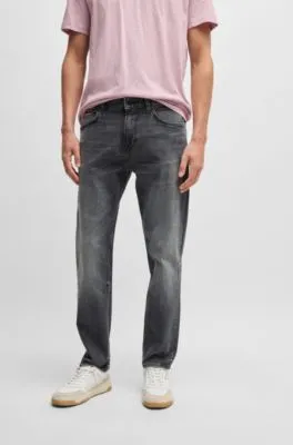 Vaqueros Maine regular fit de denim elástico con orillo gris muy cómodo